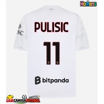 Camisa de Futebol AC Milan Christian Pulisic #11 Equipamento Secundário 2026-27 Manga Curta